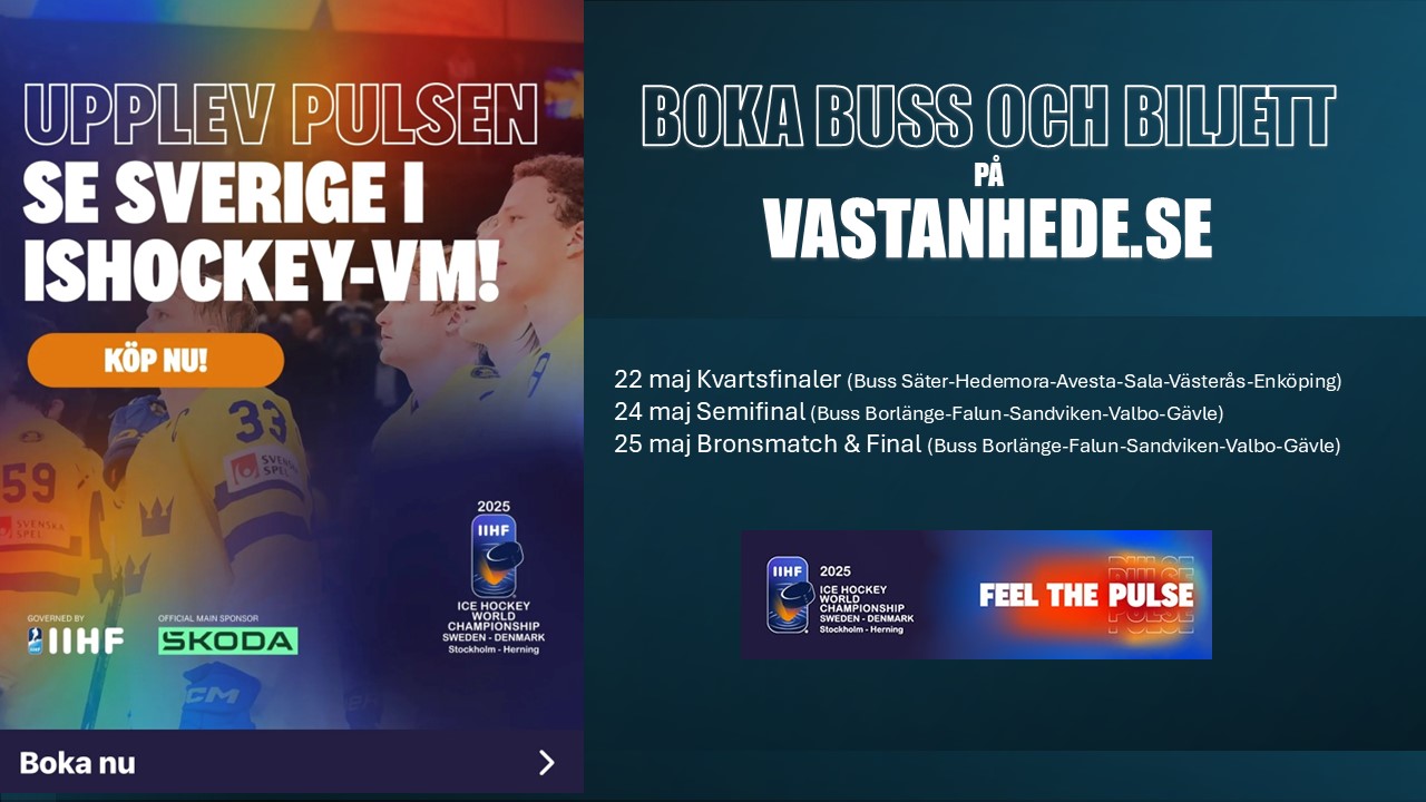 Ishockey VM playoff Kvartsfinaler 22 Maj